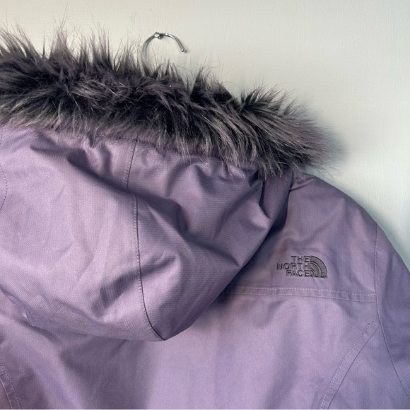Girls the north face greenland 550 parka size XL 18 purple - Picture 7 of 7
